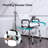 Swivel Shower Chair for Inside Shower, Adjustable Pivoting Bath Chair and Medical Grade Rotating Shower Seat with Liftable Armrests and Backrest