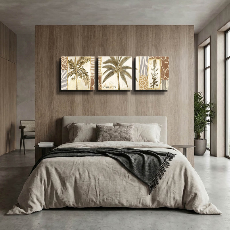 « Serengeti III » de NBL Studio, triptyque mural, 137 x 46 cm, 54 po x 26 po