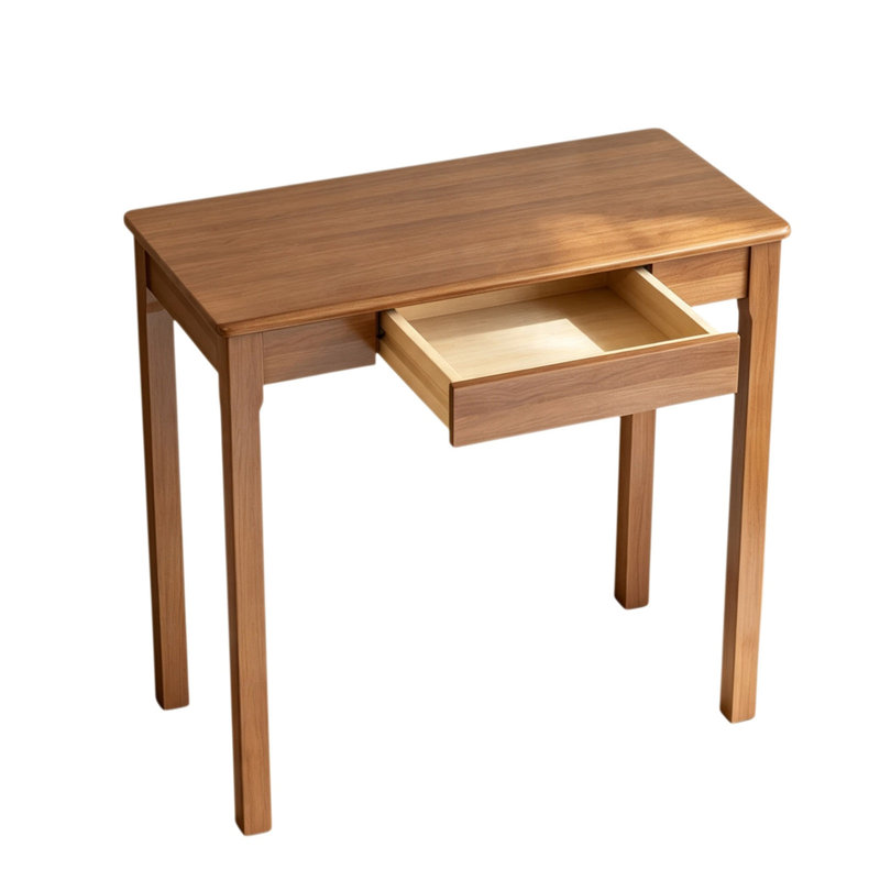 31.5" Computer Writing Desk with Storage Drawer, Modern Compact Study Work Table for Home Office