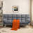 67.3" Foldable 2‑Seater Sofa Bed – Yellow Corduroy, Convertible Sleeper Couch with 4‑Position Backrest, Adjustable Armrests – Space‑Saving Sofa Bed for Living Rooms, Apartments, or Home Offices-1846543916