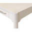 Bureau moderne en bois, table de rangement, blanc