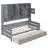 Wooden Daybed With 2 Drawers,And All-In-One Cabinet And Shelf-2108963408-2108963414