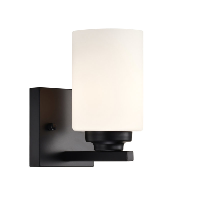 Caelynn Dimmable Bath Sconce, Matte Black