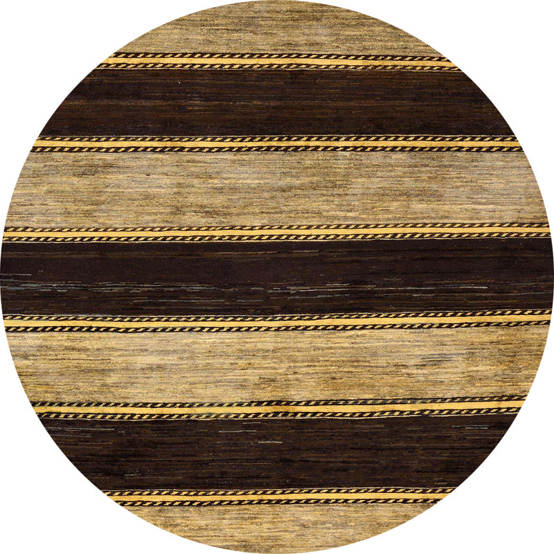 Tapis abstrait moderne 85, Rond 6 pi