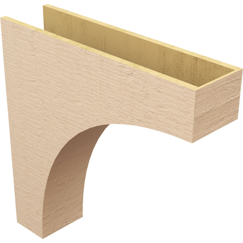 Bois de cèdre brut StockportThane Corbel, apprêté brun clair Stockport, H 36 po x l 9 po x P 36 po