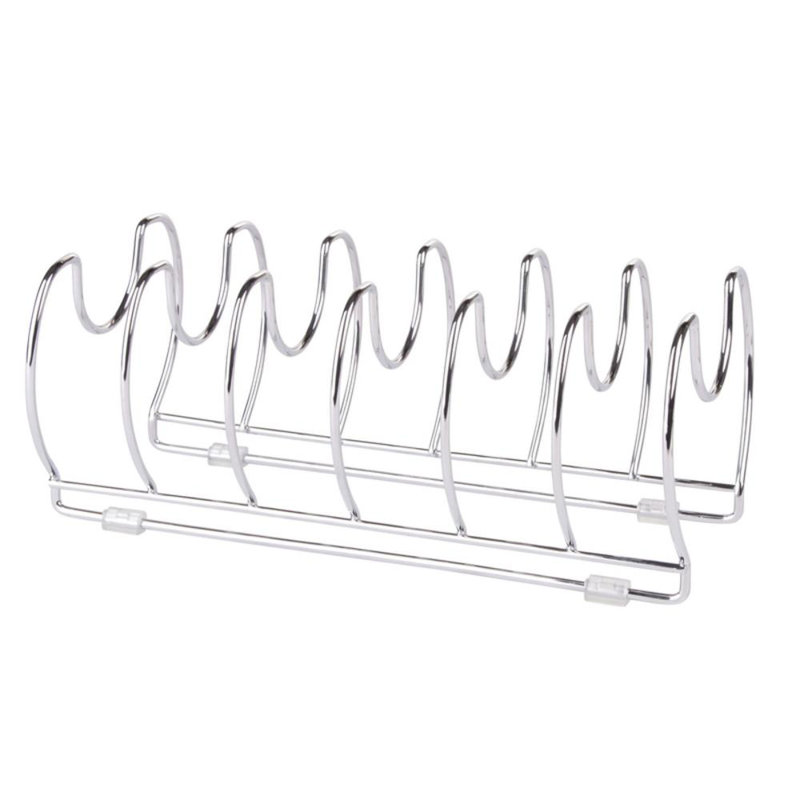 Steel Rectangle Countertop / Cabinet Pot Rack, 6" H x 13" W x 5" D