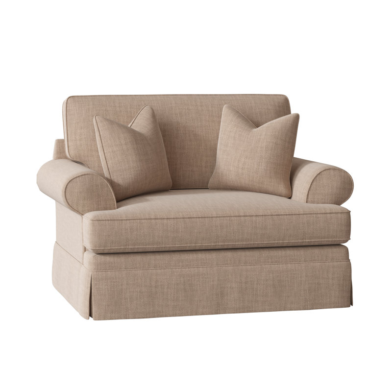 Fauteuil Brookner, Tissage panier en lin Conversation
