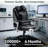 Aime Heavy Duty High Back Pu Leather Desk Chair, Ergonomic Adjustable Height Computer Chair For Home Office Work