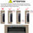 60 Inch Recessed Electric Fireplace, Multi Color Flame & , 1400W Heater, Remote, Rust Wall Mounted Fireplace 60", Heat, Heating Element-1393483209