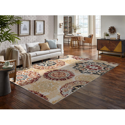 Noren Floral Indoor Rug