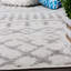 Tapis à motif géométrique blanc cassé / beige Gwyn-32002317