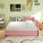 Upholstered Daybed With Trundle Sofa Bed Frame-781145385-781145389