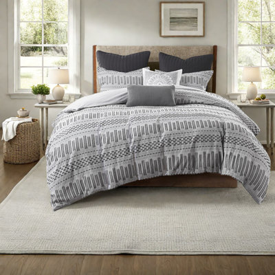 Charmants ensembles de literie en coton de style campagnard, conception en jacquard confortable pour la maison