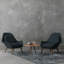 Alessandra Washable Persian Charcoal Rug-2147325123