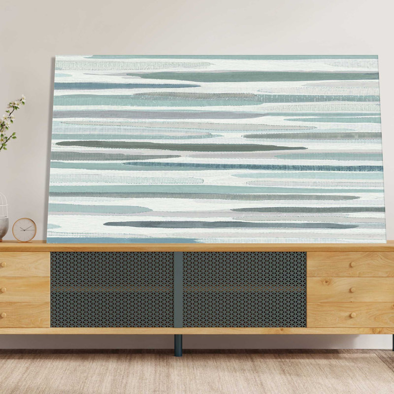 Vent et eau II - Peinture, L 30 po x H 18 po, Toile tendue