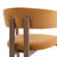 Amara Dark Brown Fabric Dining Chair-1120215964