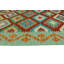 Tapis vert Bousson Kilim Russell