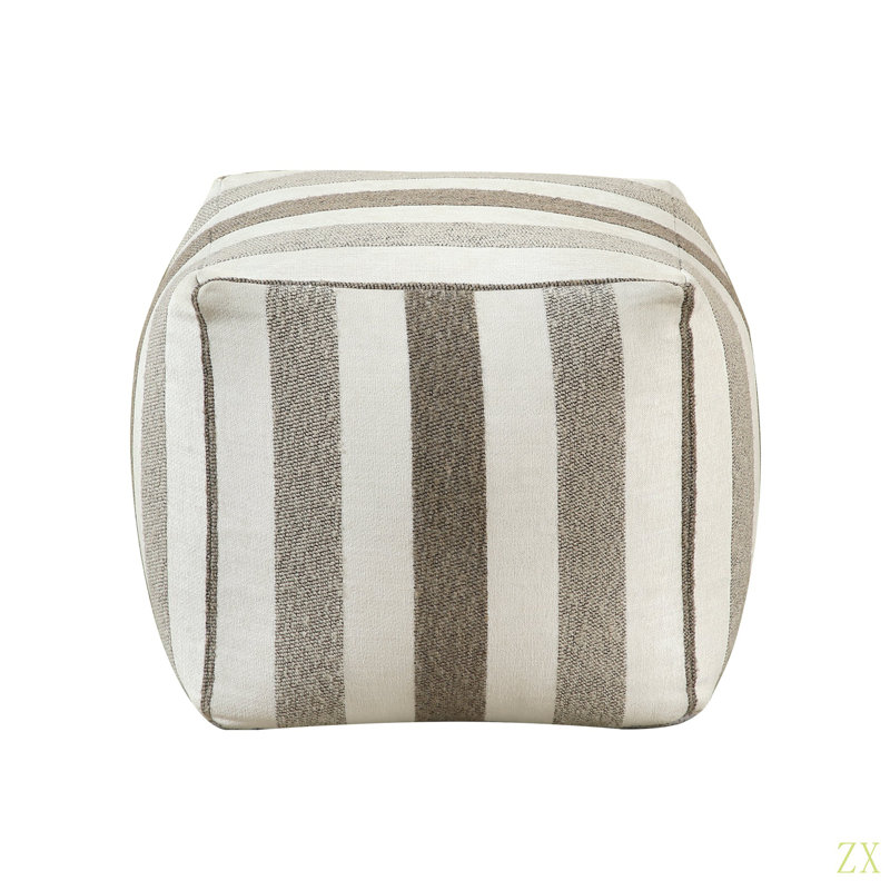 Pouf carré moderne en tissu jacquard, repose-pieds antidérapant, fauteuil à billes, repose-pieds 1pc