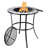 Launcelot Round Iron Wood Burning Smokeless Fire Pit Table
