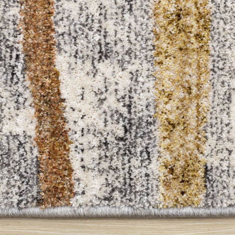 Tapis moelleux et antidérapant Ceyra, Rectangle 5 pi 3 po x 7 pi 10 po