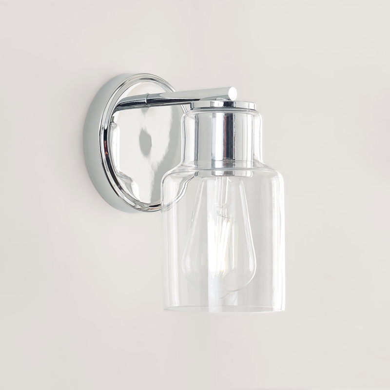 Sayward 1-Light Small Sconce, Chrome