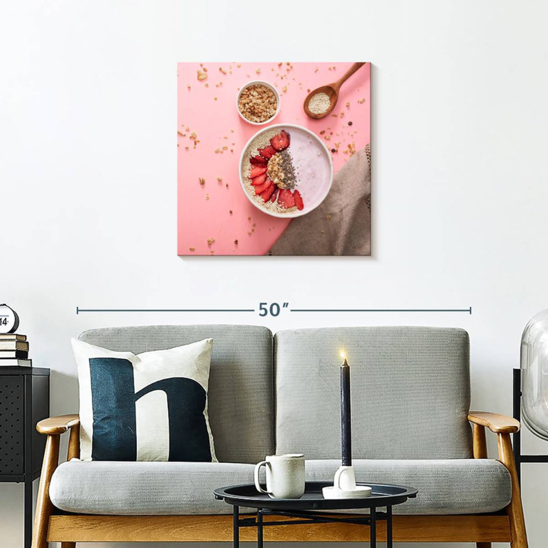 Petit déjeuner Arney Strawberry Oatmeal, H 24 po x l 24 po