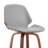 Altherr Mid-Century Modern Swivel 26 in. Armless Wood Counter Height Bar Stool with Faux Leather Seat-1336127516-1308883713