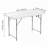 4 Ft Plastic Folding Table – Portable Picnic Utility Table