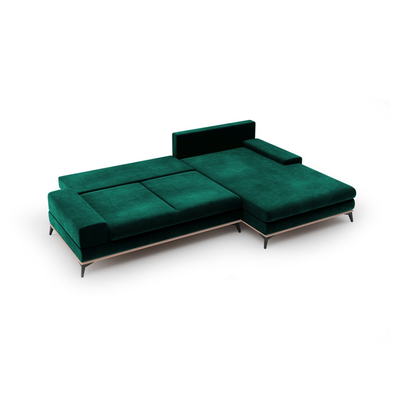 Cuiksa 5 Seater Sofa Bed, Right Hand Facing, Green