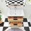Ensemble de meuble-lavabo autoportant 30 po avec comptoir en céramique 30 po-203823841-203823840