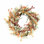 24" Artificial Rustic Thanksgiving Decor Lambs Ear Twig Berry Fall Harvest Front Door Wreath