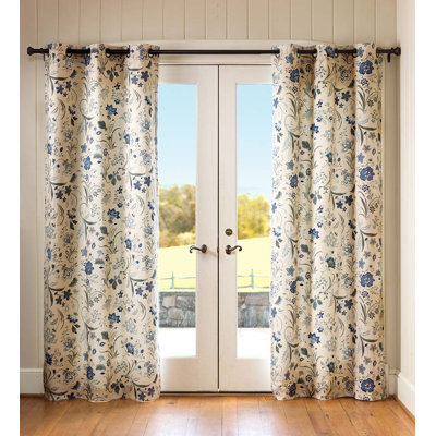 Cotton Room Darkening Curtain Pair