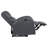 Meglia Grey Upholstered Power Recliner Chair-472691860