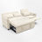 81.9" Convertible Sofa With Recliner-1396805112