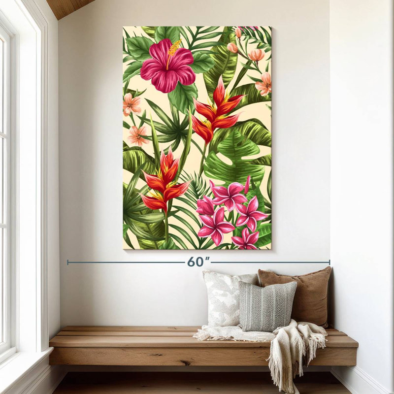 Plantes à fleurs tropicales Kerner, H 51 po x l 34 po