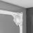16.75'' H x 16.75'' W x 1.56'' D Plastic Chair Rail