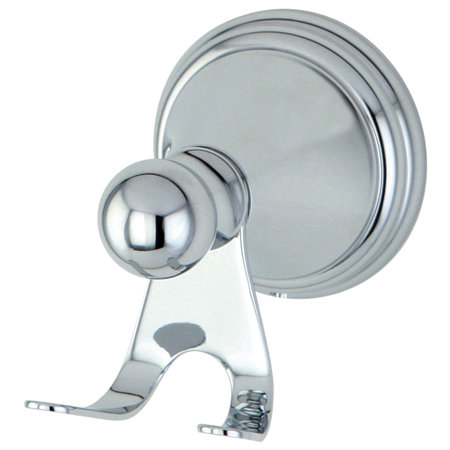 South Beach Wall Mounted Robe Hook, Polished Chrome