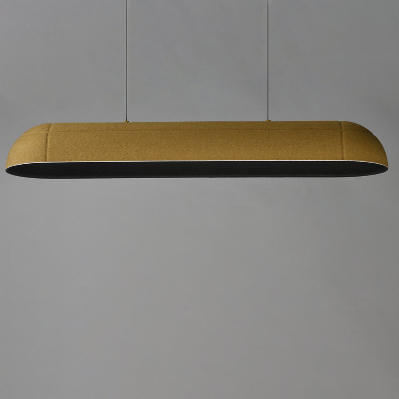 Luminaire suspendu Nava-Linear, Olive