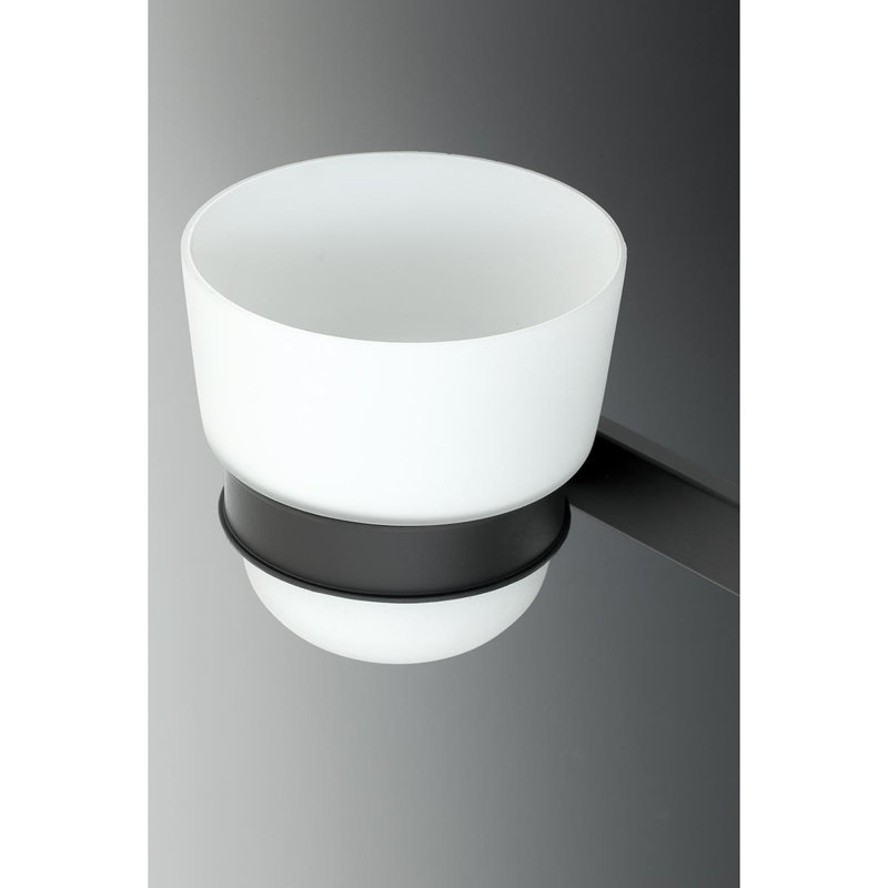 Éclairage pour meuble-lavabo à 2 lumières à intensité réglable Mccusker, Noir
