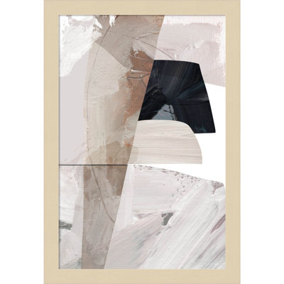 Caves by Dan Hobday Wood Framed Wall Art Print
