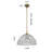 Ennu Antique Bronze Dome Pendant-572125334