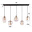 Phillips 5 - Light Glass Kitchen Island Pendant