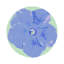 Hibiscus Vegan Leather Round Pebble Placemat-755206025