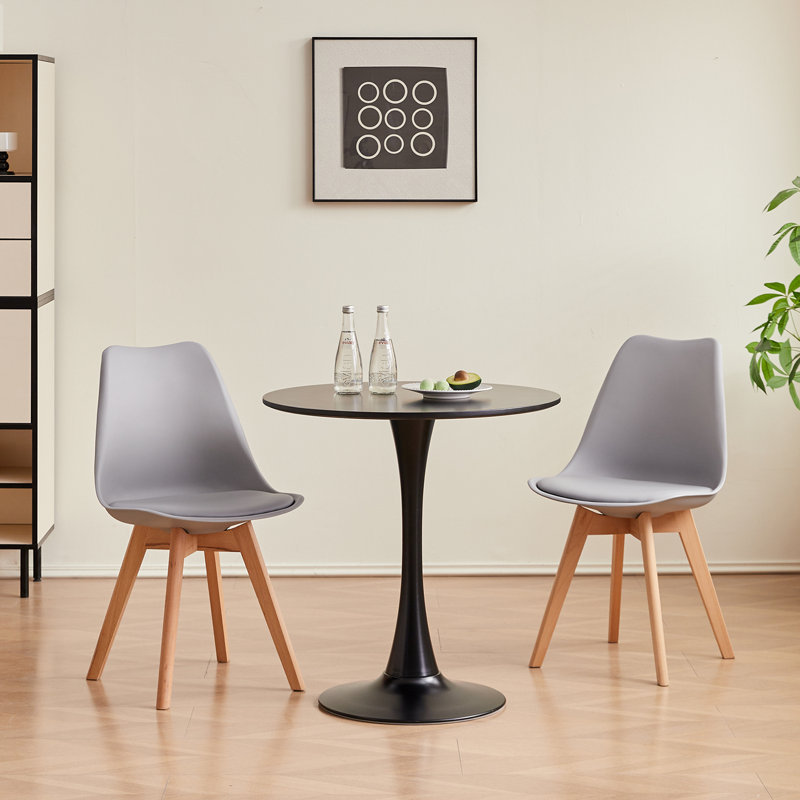 Quade Upholstered Dining Chair, Grey, 2