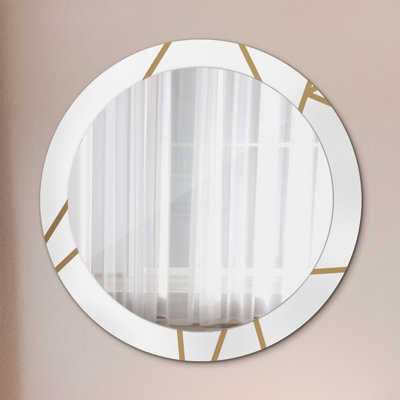 Huldar Glass Flat Wall Mirror