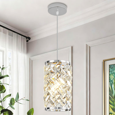 Nesrine Crystal Chandelier Modern Metal Luxury Pendant Light Fixture