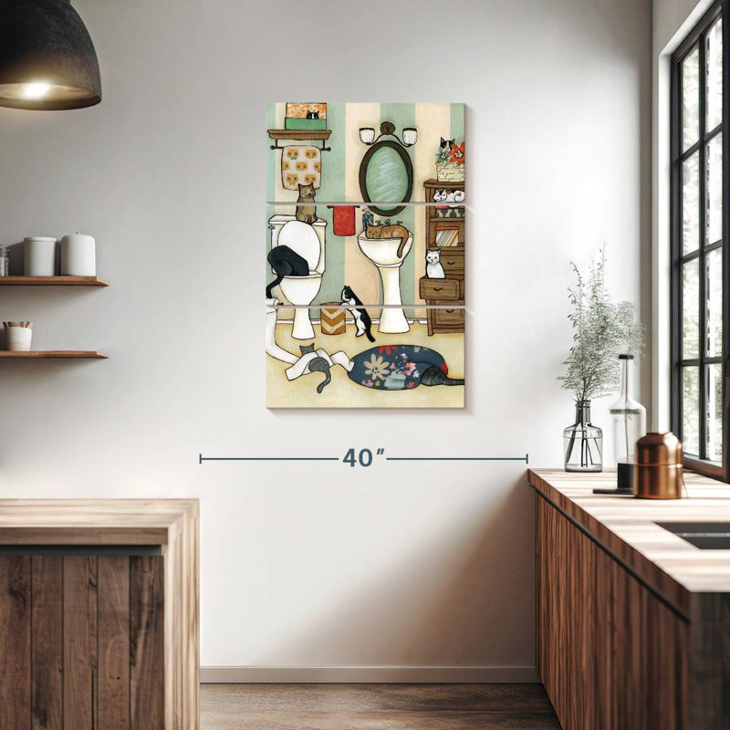 Brampt The Big Black Cat, 38" H x 24" W