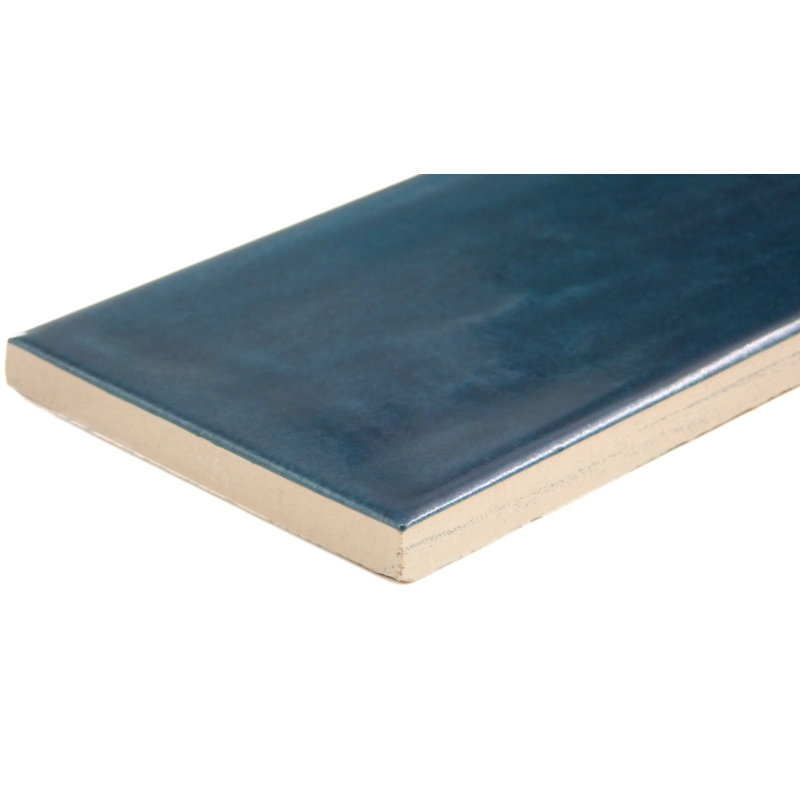 Raku 3 po X 12 po Carreau de céramique murale mat (6,3 pieds carrés / caisse), Bleu