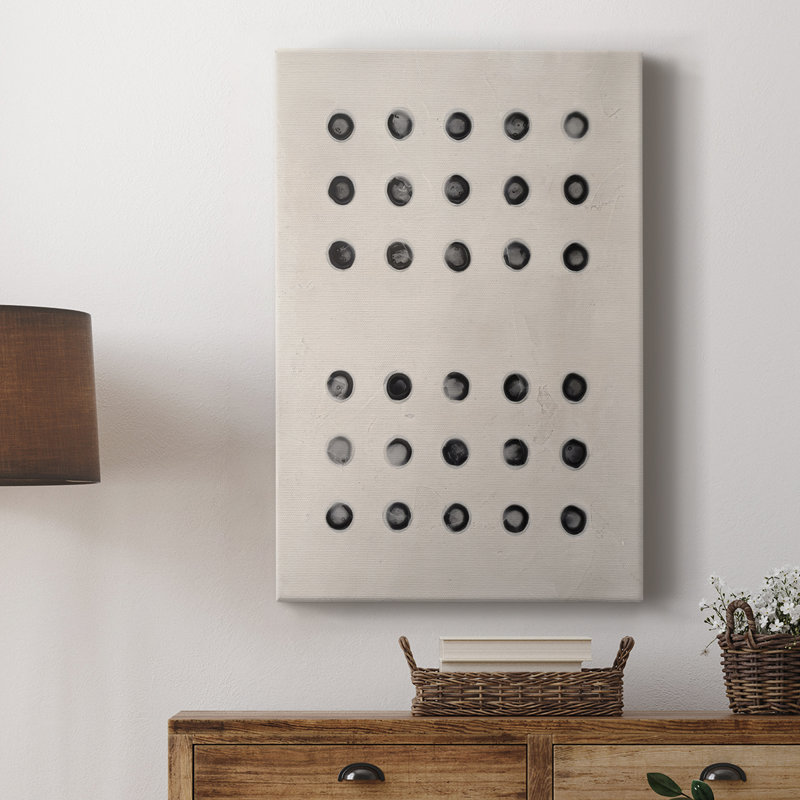 Pointillé texturé II - galerie Cavas sur mesure, H 36 po x l 24 po