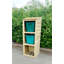 Getir Recycle Box Storage for 3 Bins with 3-Free Personalised Labels, Perfect for Garden , Garage